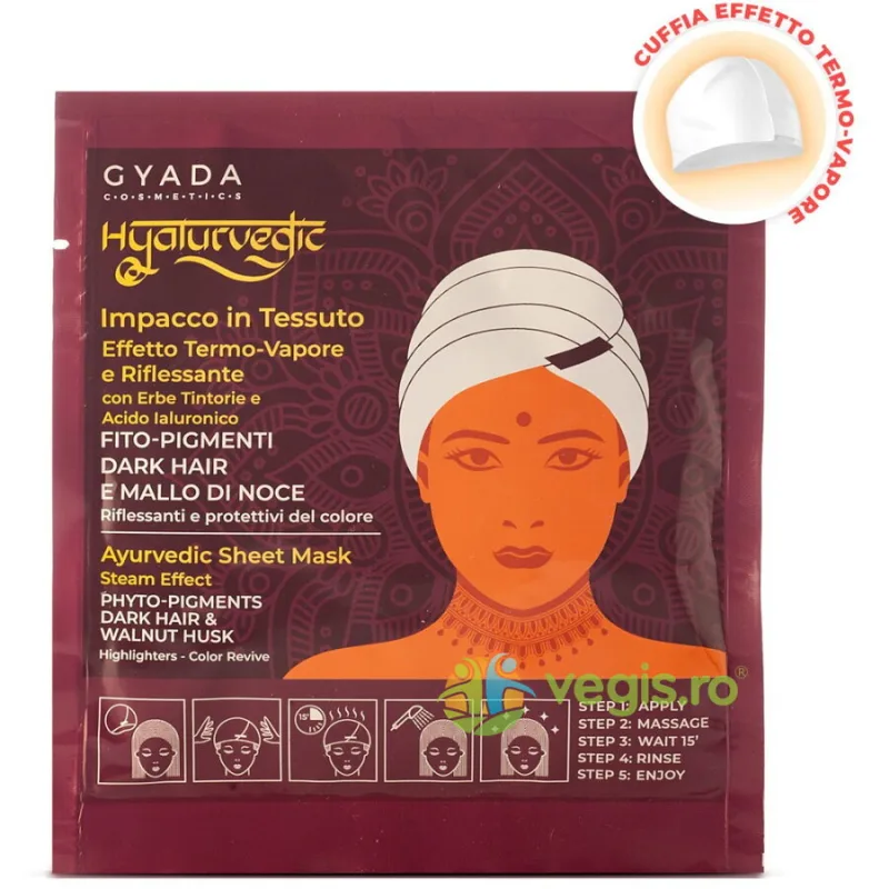 Masca Revitalizanta Tip Casca pentru Par Saten cu Efect Termic 1buc GYADA COSMETICS — preț și oferte