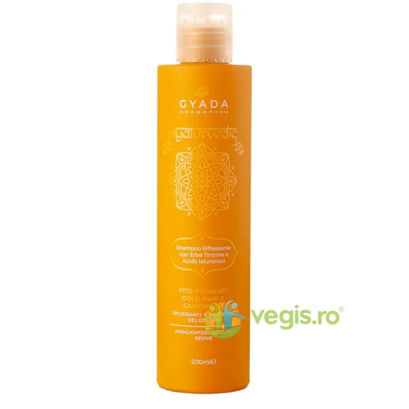 Sampon Revitalizant pentru Par Blond cu Acid Hialuronic si Curcuma 200ml GYADA COSMETICS — preț și oferte