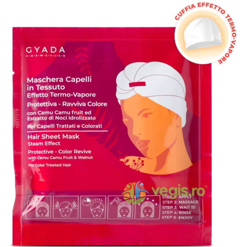 Masca de Par Tip Casca cu Efect Termic pentru Revitalizarea Culorii 1buc GYADA COSMETICS — preț și oferte