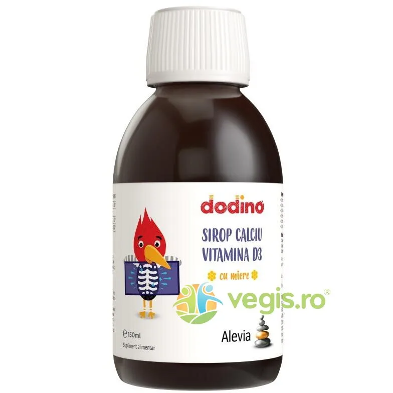 Dodino Sirop Calciu +D3 cu Miere 150ml ALEVIA — preț și oferte