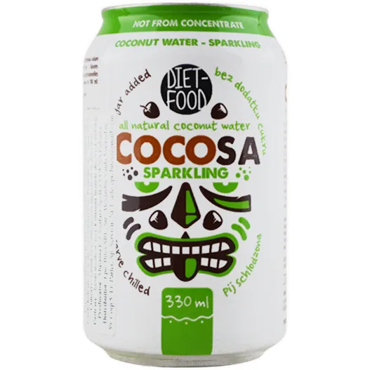 Apa de Cocos Acidulata fara Zahar 330ml DIET FOOD — preț și oferte