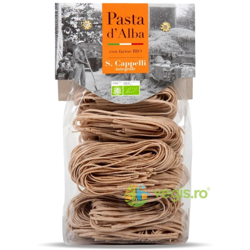 Paste Integrale Tagliolini din Grau Dur Ecologice/Bio 250g PASTA D'ALBA — preț și oferte