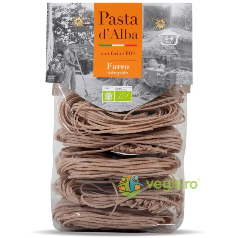 Paste Integrale Tagliolini din Spelta Ecologice/Bio 250g PASTA D'ALBA — preț și oferte