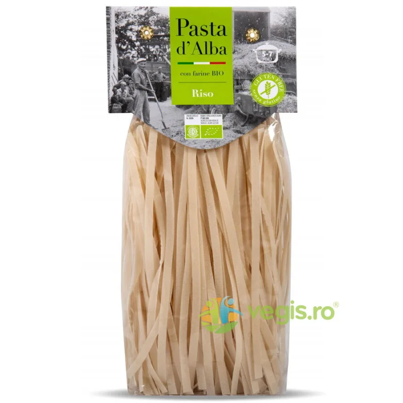 Paste Tagliatelle din Orez fara Gluten Ecologice/Bio 250g PASTA D'ALBA — preț și oferte