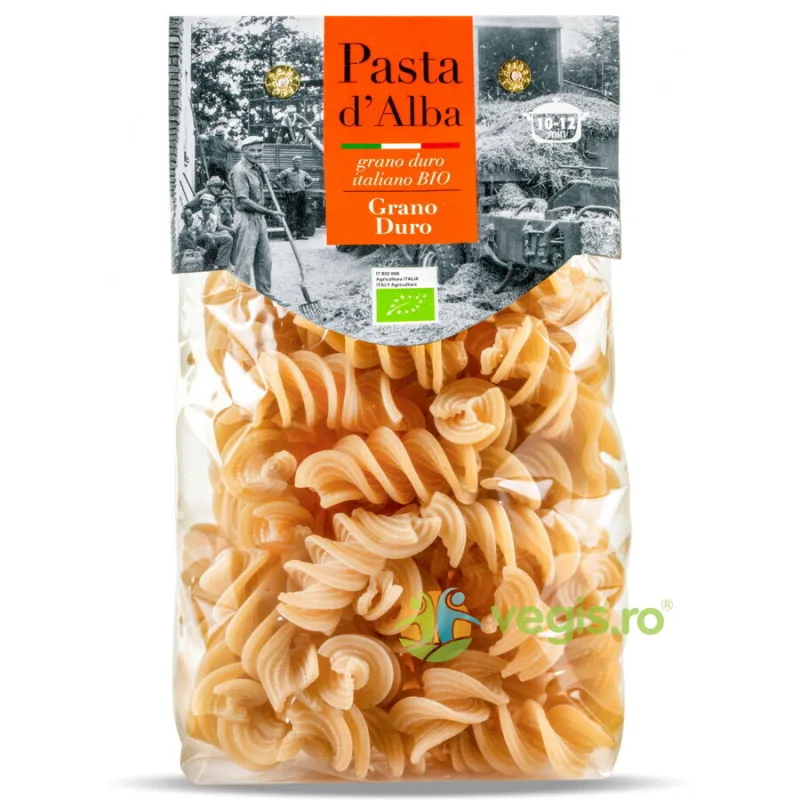 Paste Fusilloni din Grau Dur Ecologice/Bio 250g PASTA D'ALBA — preț și oferte