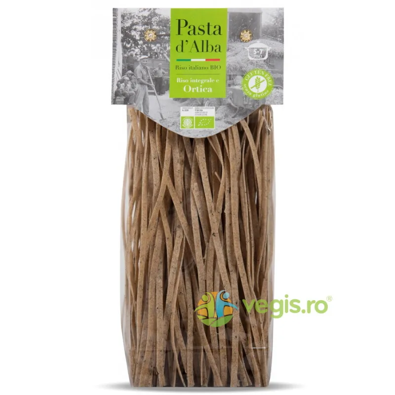Paste Tagliatelle din Orez Integral si Urzica fara Gluten Ecologice/Bio 250g PASTA D'ALBA — preț și oferte