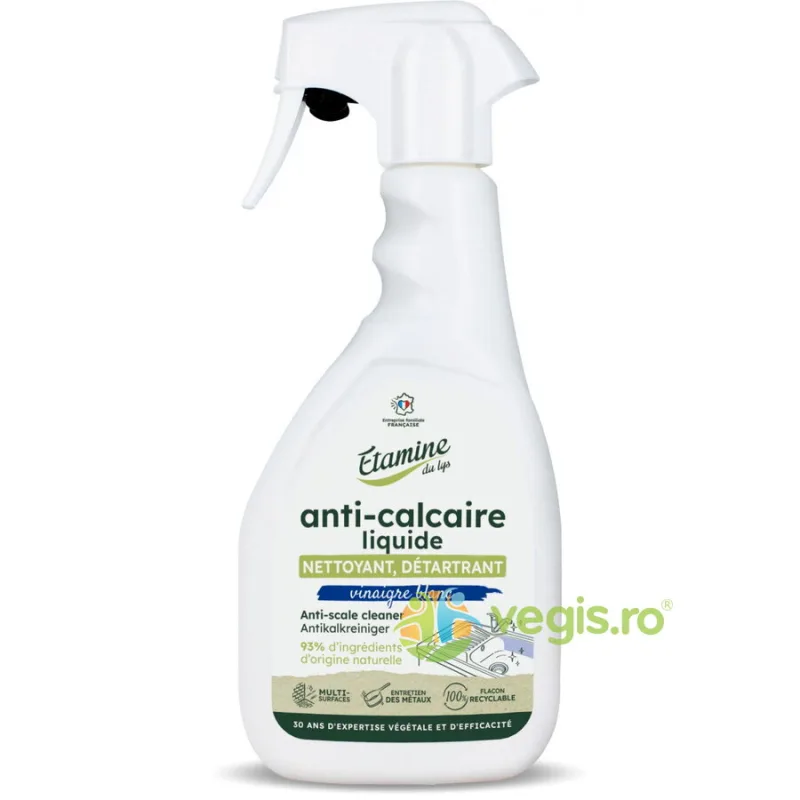 Detergent Anticalcar fara Parfum pentru Inox, Cupru, Alama, Crom 500ml ETAMINE DU LYS — preț și oferte
