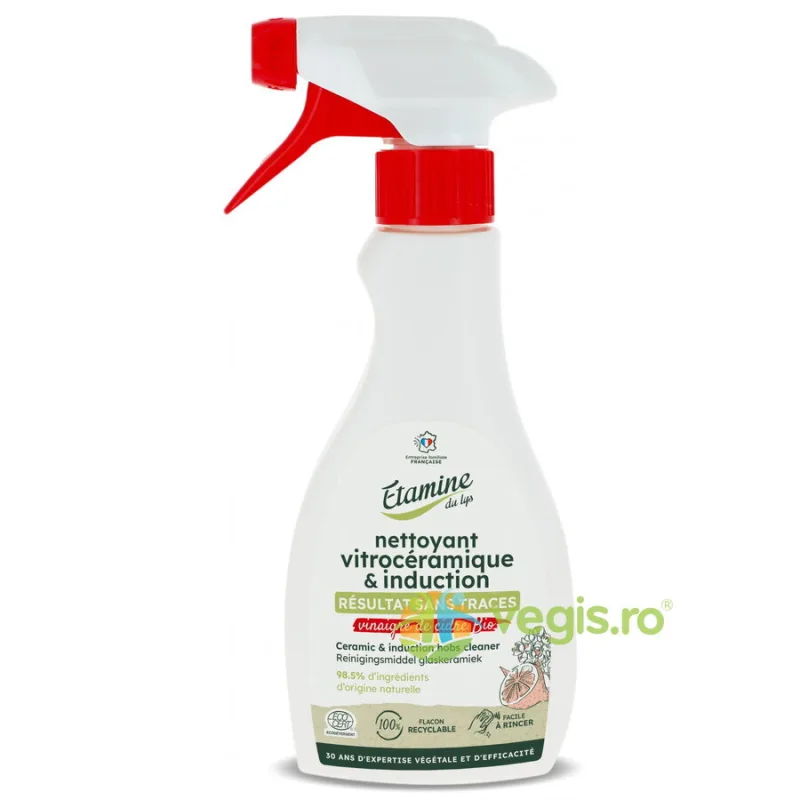 Detergent Eco pentru Suprafete Vitroceramice cu Parfum de Lamaie si Verbina 240ml ETAMINE DU LYS — preț și oferte