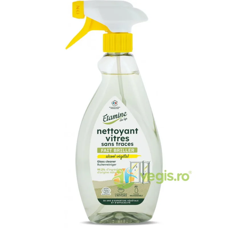 Detergent Eco pentru Suprafete Vitrate, fara Parfum 500ml ETAMINE DU LYS — preț și oferte