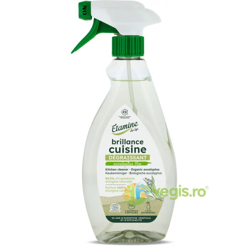 Detartrant (Anticalcar) si Degresant pentru Bucatarie cu Parfum de Eucalipt 500ml ETAMINE DU LYS — preț și oferte