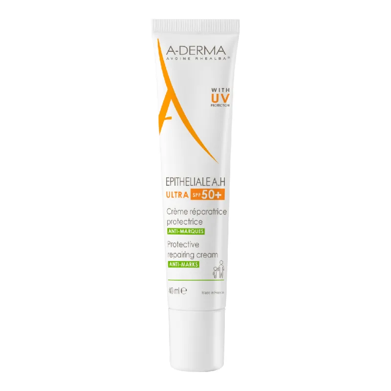 Crema reparatoare protectoare anti-semne Epitheliale A.H. Ultra SPF 50+, 40 ml, A-Derma — preț și oferte