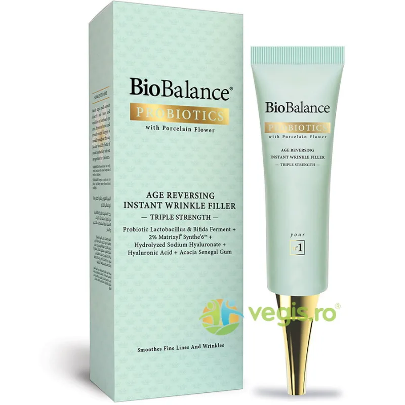 Ser pentru Umplerea Ridurilor Age Reversing Instant Wrinkle Filler 30ml BIO BALANCE — preț și oferte