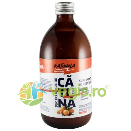 Suc de Catina Pur Presat la Rece fara Zahar Ecologic/Bio 500ml KATINOLA — preț și oferte