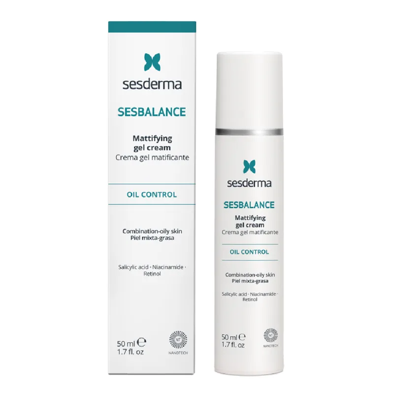 Gel-crema matifiant pentru tenul mixt si gras Sesbalance, 50 ml, Sesderma — preț și oferte