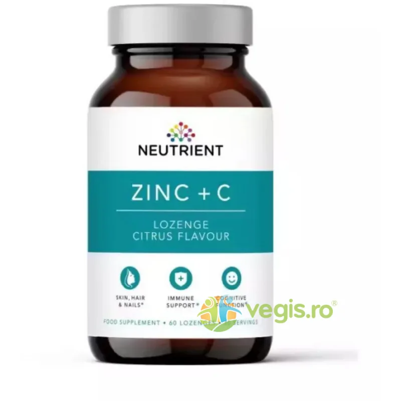 Zinc + Vitamina C 60cpr masticabile NEUTRIENT — preț și oferte
