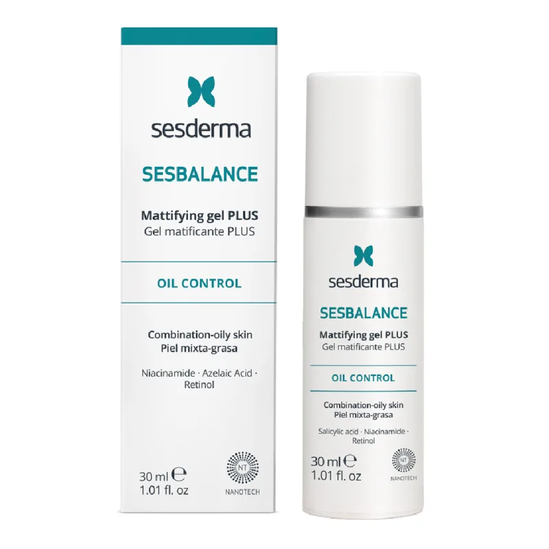 Gel matifiant Plus, pentru ten mixt si gras Sesbalance, 30 ml, Sesderma — preț și oferte