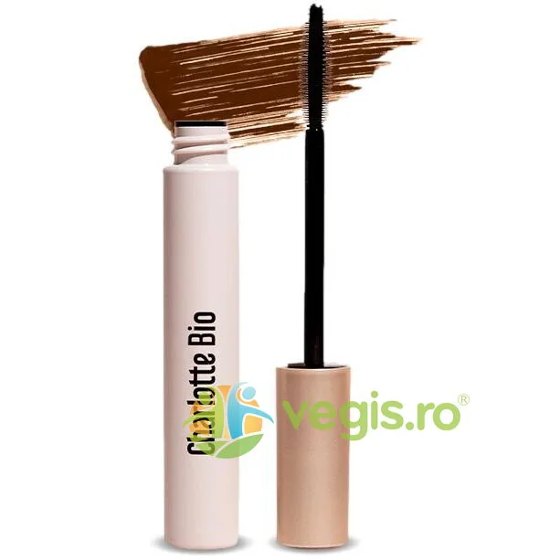 Mascara Maro Volum si Alungire cu Apa din Flori de Trandafir, Ulei de Ricin si Ceara Vegetala Bio 8ml CHARLOTTE BIO — preț și oferte