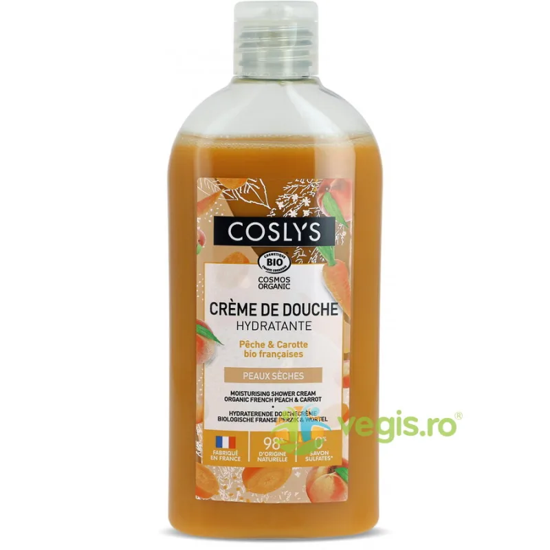 Crema de Dus Hidratanta cu Piersici si Morcovi Bio 250ml — preț și oferte
