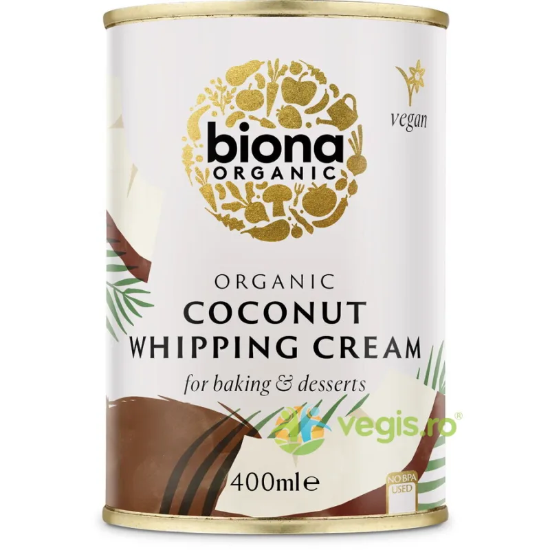 Crema de Cocos Inlocuitoare pentru Frisca Ecologica/Bio 400ml — preț și oferte