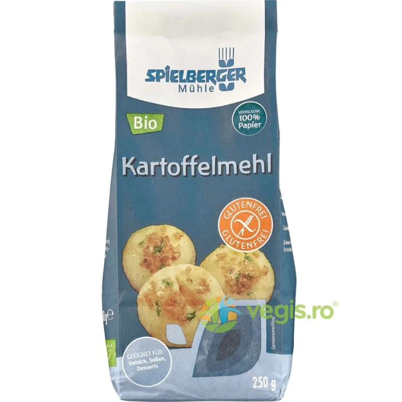 Amidon de Cartofi fara Gluten Ecologic/Bio 250g SPIELBERGER — preț și oferte