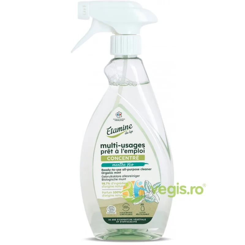 Spray Eco Multifunctional cu Parfum de Menta fara Clatire 500ml ETAMINE DU LYS — preț și oferte