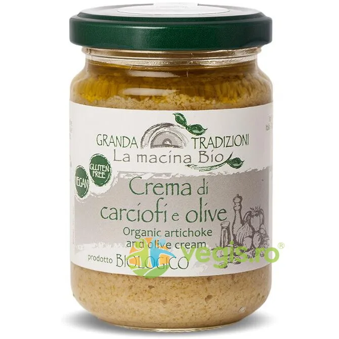 Crema din Anghinare si Masline fara Gluten Ecologica/Bio 130g — preț și oferte