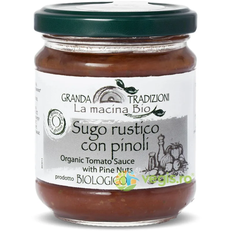 Sos din Rosii si Muguri de Pin Ecologic/Bio 180g LA MACINA BIO — preț și oferte