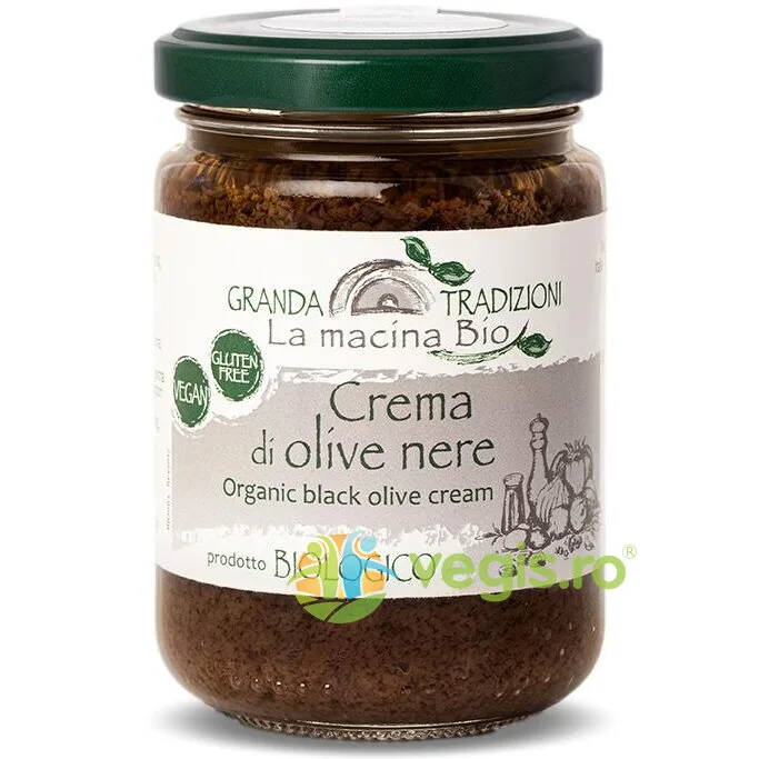 Crema din Masline Negre fara Gluten Ecologica/Bio 130g — preț și oferte