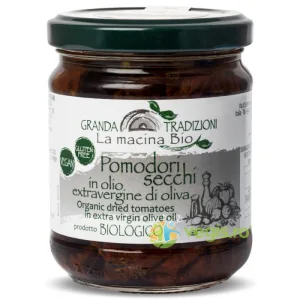 Rosii Uscate in Ulei de Masline fara Gluten Ecologice/Bio 180g