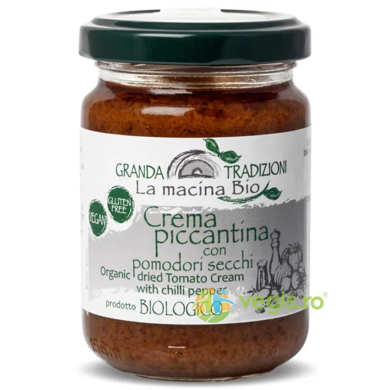 Crema din Rosii Uscate si Ardei Iute Ecologica/Bio 130g — preț și oferte