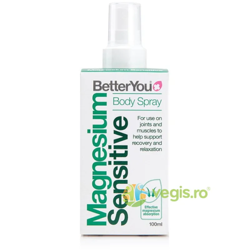 Ulei de Corp Spray cu Magneziu Sensitive 100ml BETTER YOU — preț și oferte