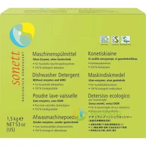 Detergent Praf pentru Masina de Spalat Vase Ecologic/Bio 1.5kg