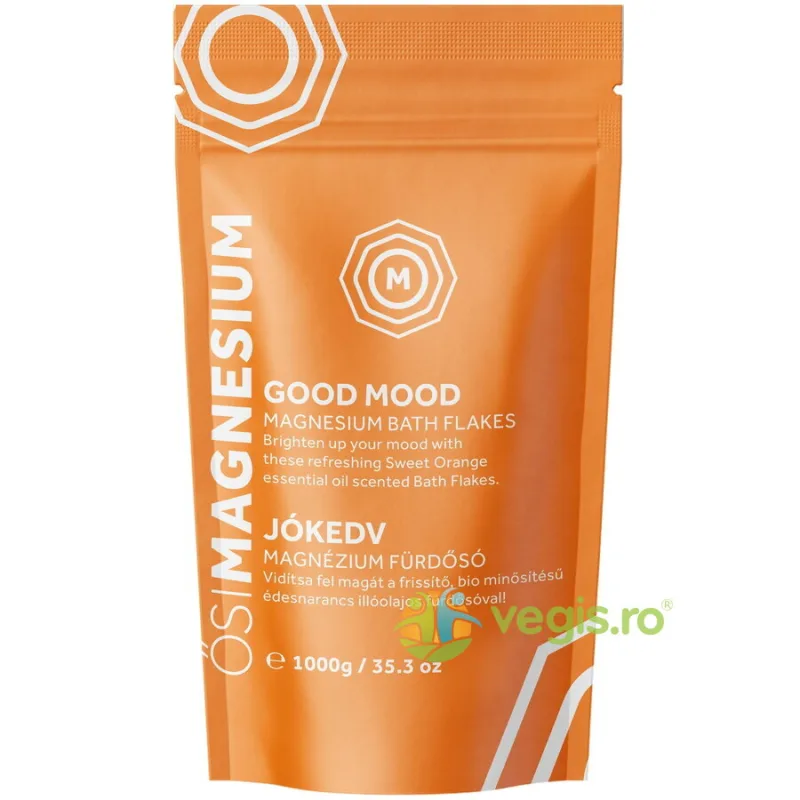 Fulgi de Baie cu Magneziu si Mandarina Good Mood 1kg OSIMAGNESIUM — preț și oferte