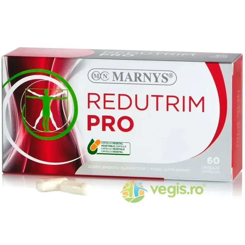 Redutrim Pro - Probiotic si Prebiotic pentru Flora Intestinala cu Fibre si Enzime Digestive 60cps vegetale MARNYS — preț și oferte