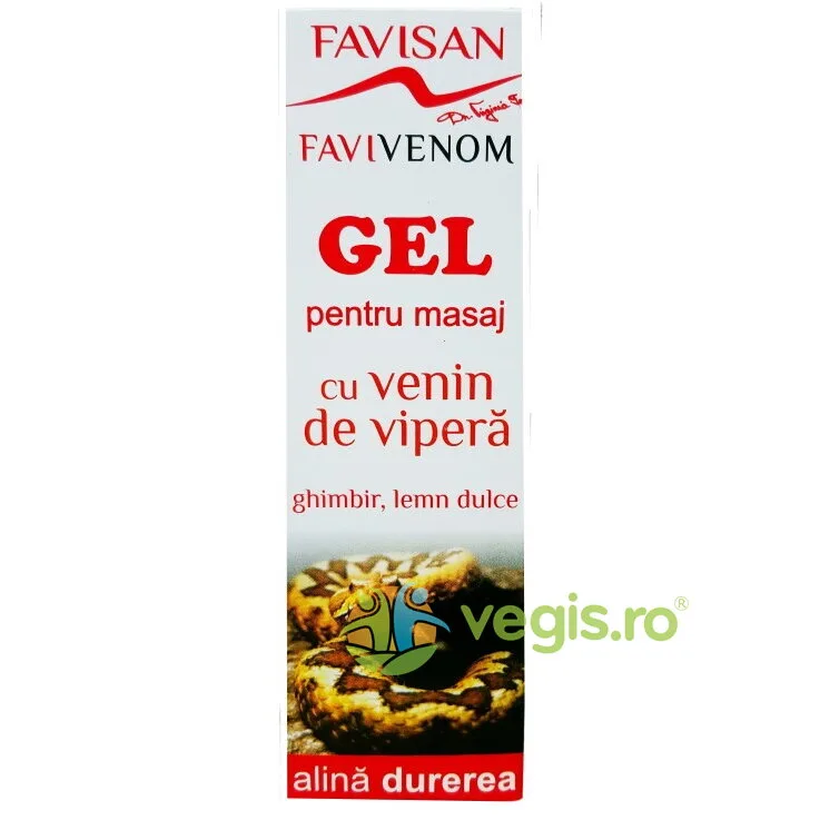 Gel pentru Masaj cu Venin de Vipera Favivenom 50ml Favisan — preț și oferte