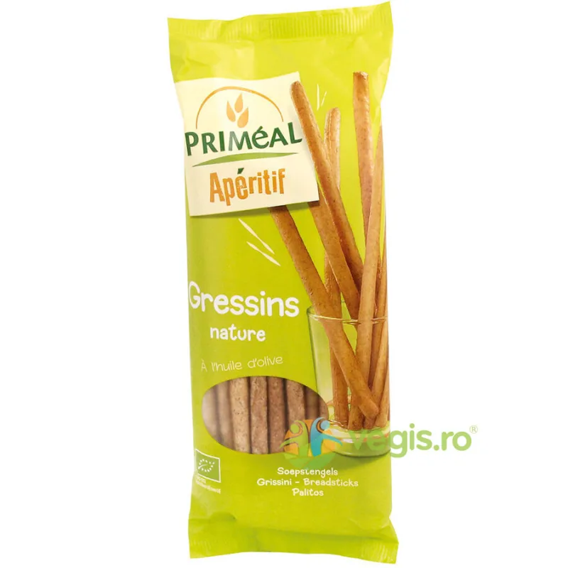 Grisine cu Ulei de Masline Ecologice/Bio 120g PRIMEAL — preț și oferte