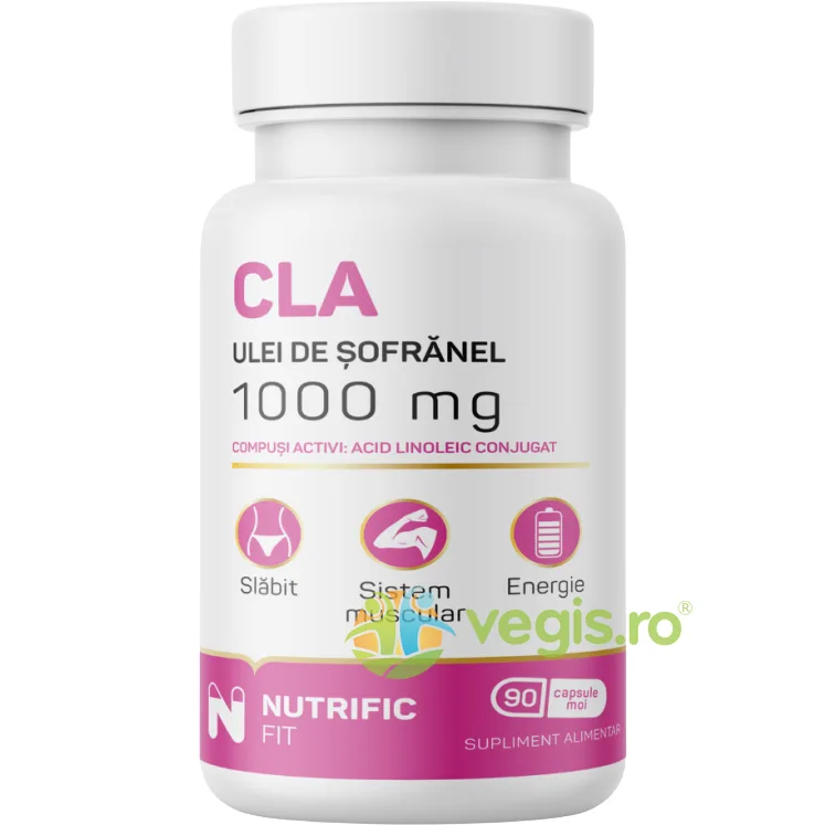 CLA Ulei de Sofranel 1000mg 90cps moi NUTRIFIC — preț și oferte