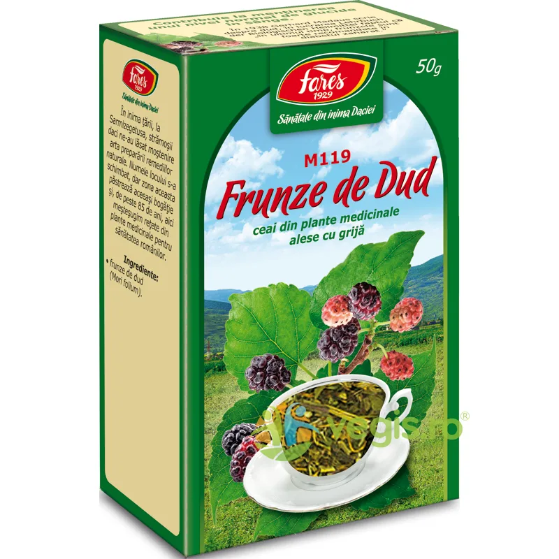 Ceai Frunze de Dud (M119) 50g FARES — preț și oferte