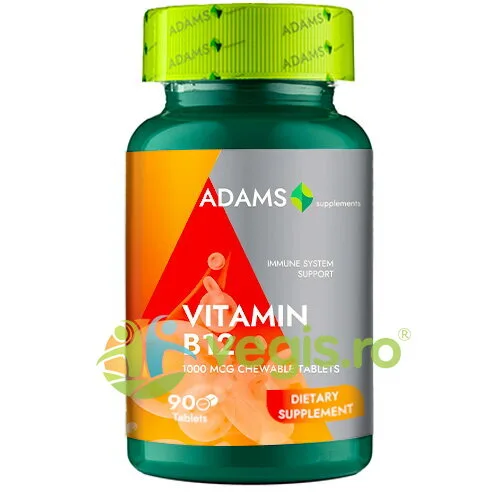 Vitamina B12 1000mcg 90tb masticabile ADAMS VISION — preț și oferte