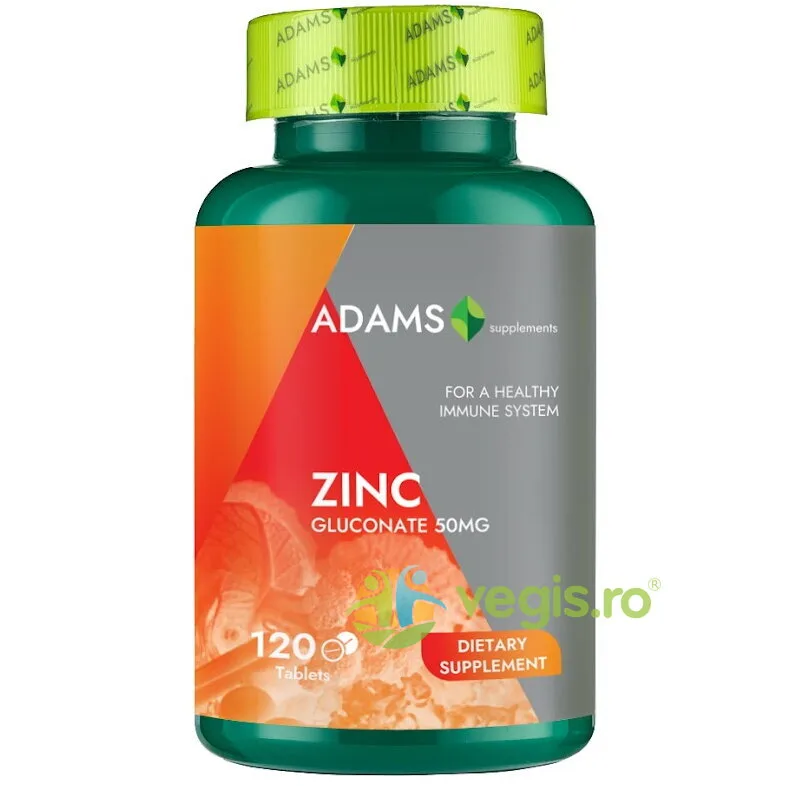 Zinc 50mg 120tb ADAMS VISION — preț și oferte