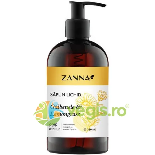 Sapun Lichid cu Galbenele si Lemongrass 330ml ZANNA — preț și oferte