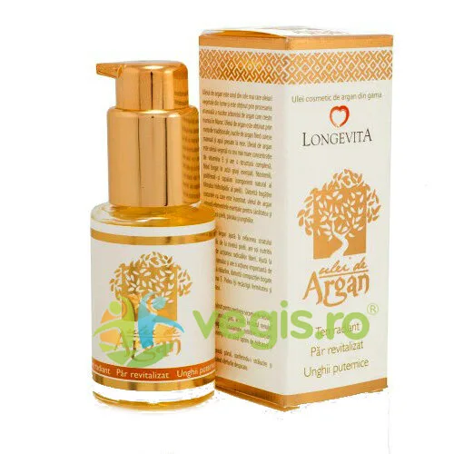 Ulei Cosmetic De Argan Bio 30ml LONGEVITA — preț și oferte