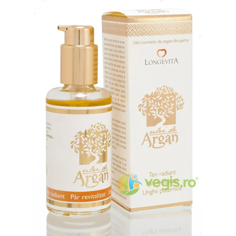 Ulei de Argan Ecologic/Bio Longevita 100ml SOLARIS — preț și oferte