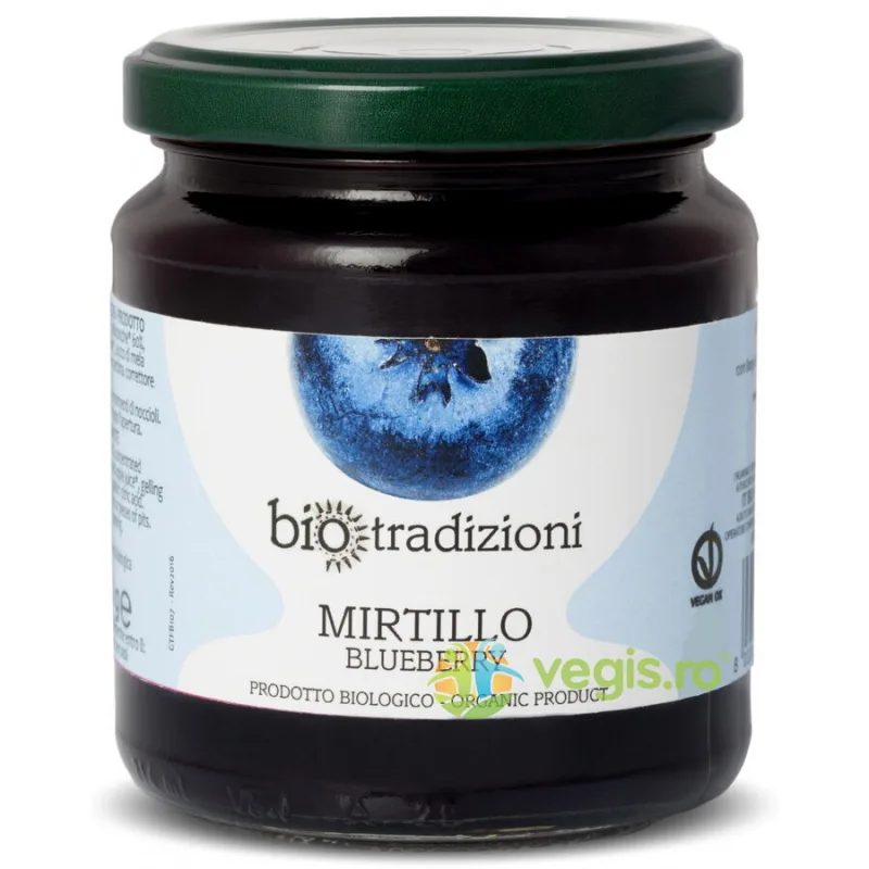 Gem de Afine fara Zahar Ecologic/Bio 320g BIO TRADIZIONI — preț și oferte