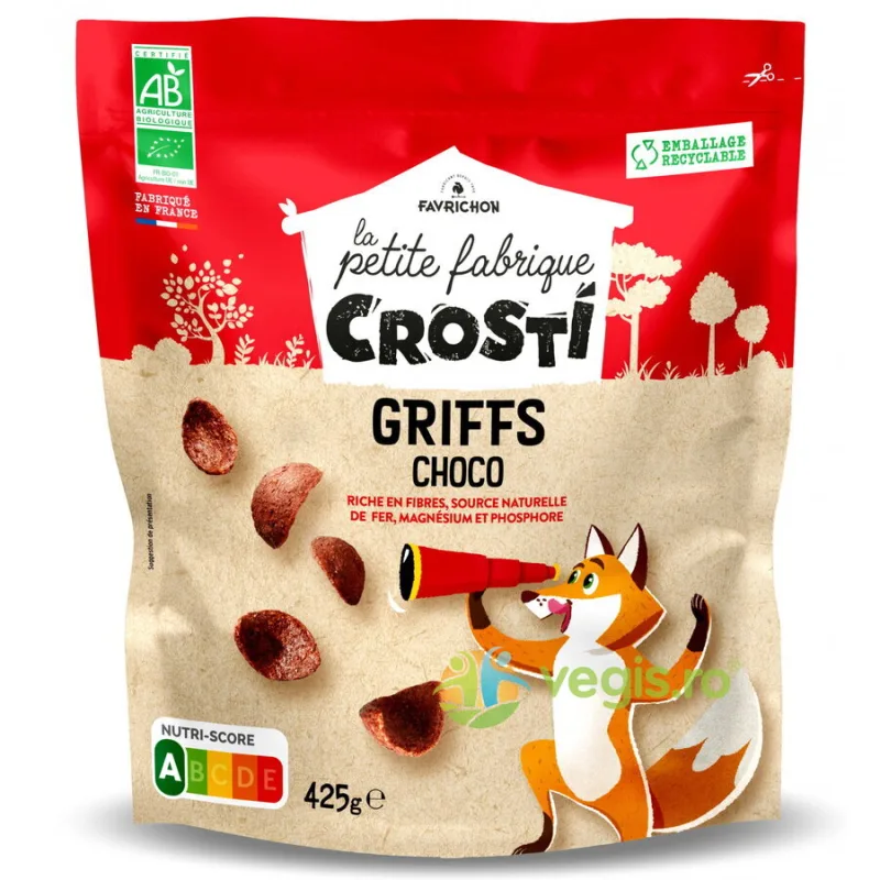 Petale pentru Copii cu Ciocolata Ecologice/Bio 425g CROSTI — preț și oferte