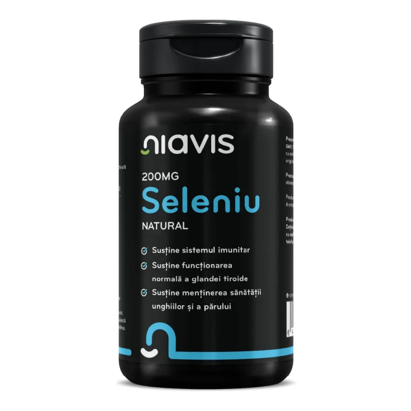 Seleniu Natural, 60 capsule, Niavis — preț și oferte