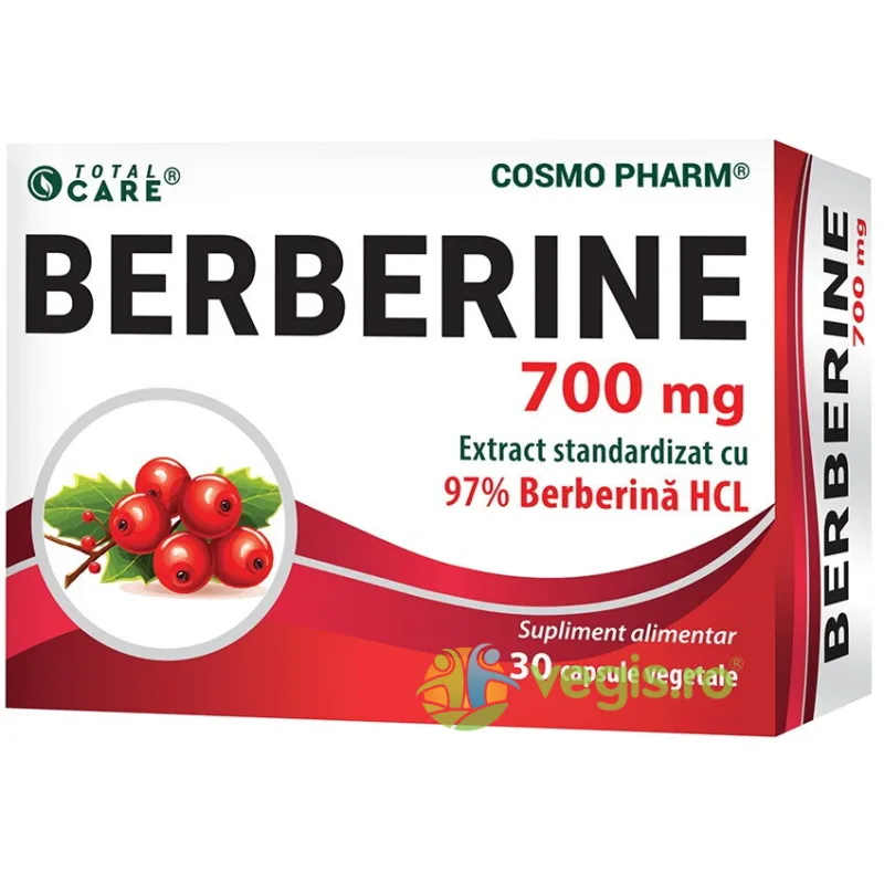 Berberine 700mg 30cps vegetale COSMO PHARM — preț și oferte