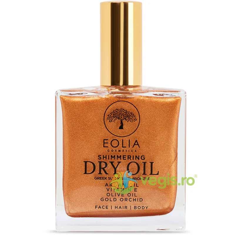 Ulei Uscat cu Sclipici Auriu si Orhidee 100ml EOLIA COSMETICS — preț și oferte