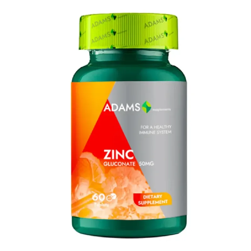 Zinc, 60 tablete, Adams ADAMS VISION — preț și oferte