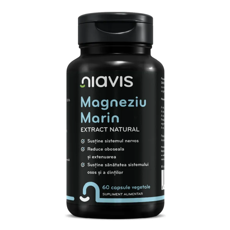 Extract natural de magneziu marin, 60 capsule, Niavis — preț și oferte
